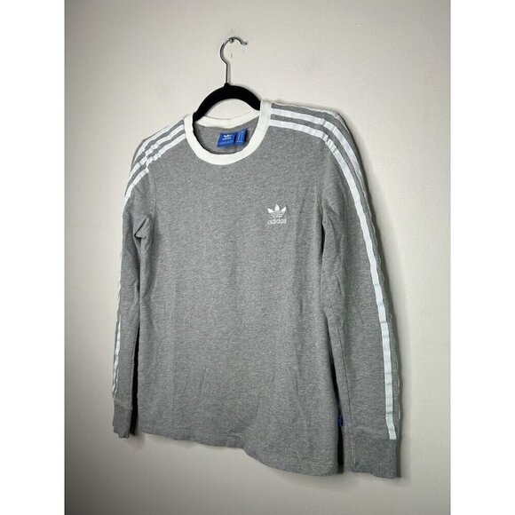 Adidas Essentials 3 Stripes Women’s Long Sleeve Tee Size Small - Picture 3 of 9